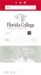 Mobile Screenshot of floridacollege.edu